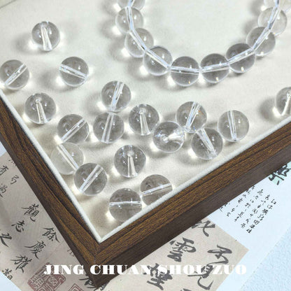 8-14mm Crystal Clear Glass DIY Loose Beads for Bracelets & Necklaces