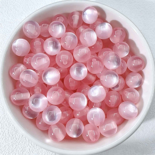 10mm Cat Eye Stone DIY Loose Beads for Bracelets & Necklaces