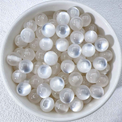 10mm Cat Eye Stone DIY Loose Beads for Bracelets & Necklaces