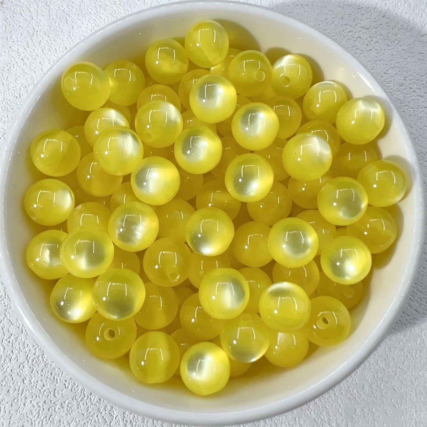 10mm Cat Eye Stone DIY Loose Beads for Bracelets & Necklaces