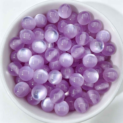 10mm Cat Eye Stone DIY Loose Beads for Bracelets & Necklaces